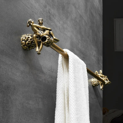 porte serviette antique luxe bronze