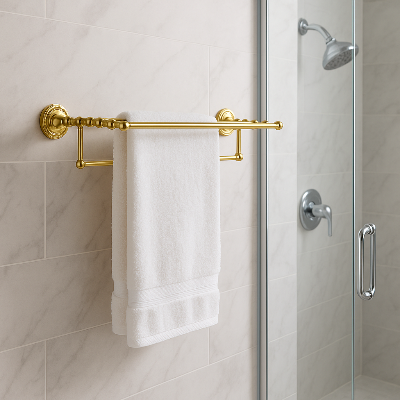 porte serviette salle de bain mural support de serviette