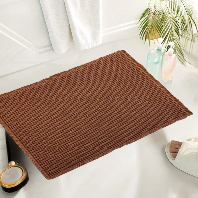 tapis de bain gaufré doux