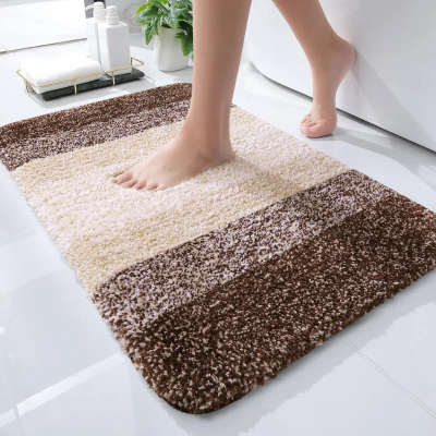 tapis de bain intemporel marron