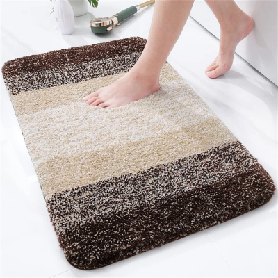 tapis de bain petite taille marron