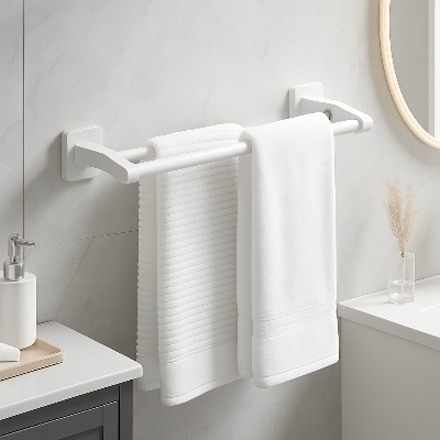 Porte serviette prémium barre double