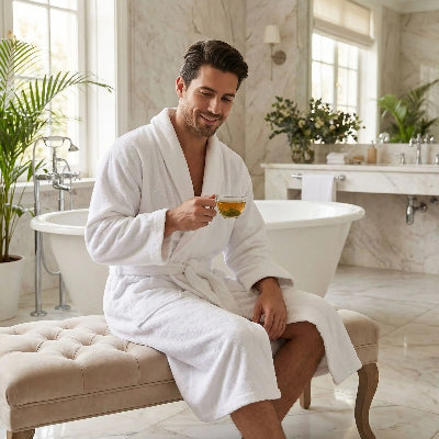 peignoir de bain éponge | 100% coton